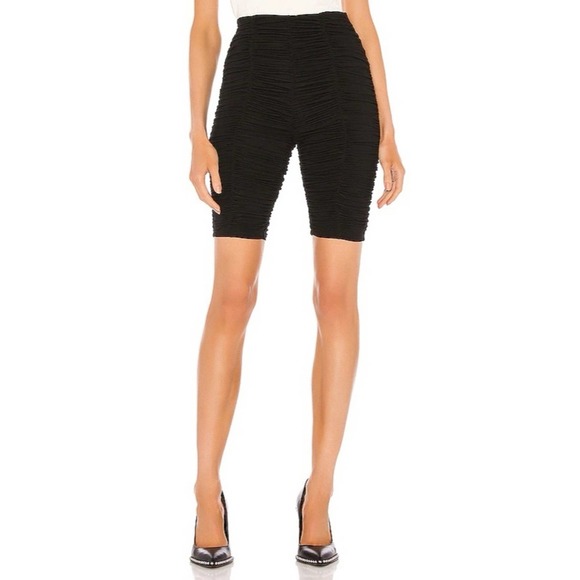 NWT GRLFRND Lady Cinched Biker Shorts in Black - Picture 3 of 9